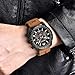 Imagen de MEGALITH Reloj Hombre Acero Inoxidable: Impermeable Analogico Cronógrafo Cuero Reloj con Luminosa Fecha