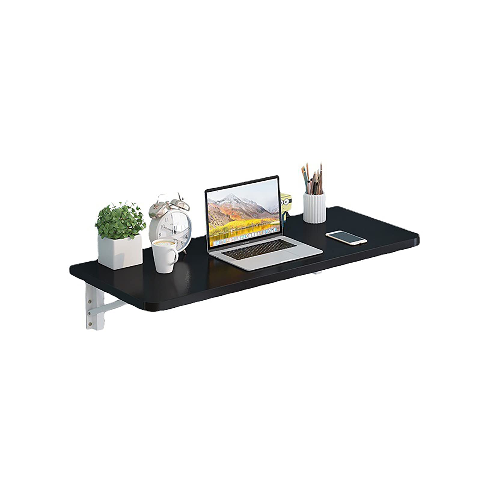 Bureau pliable mural pour optimiser les petits espaces et la cuisine
