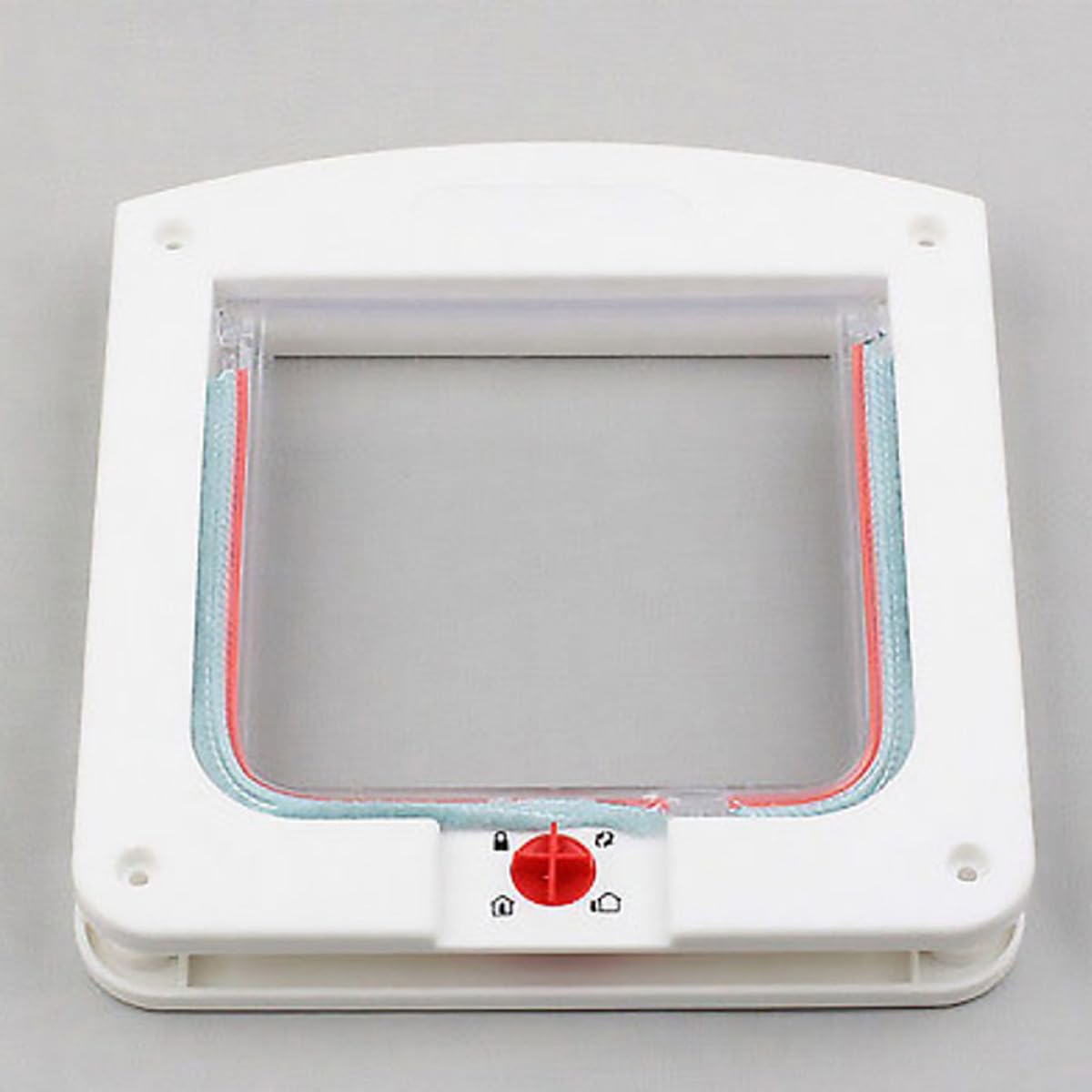 Totority Chatière pour Chat et Petit Chien 2pcs Facile à Installer en Abs et Acrylique Résistante à l'usure Contrôle D'ouverture et Fermeture Pratique