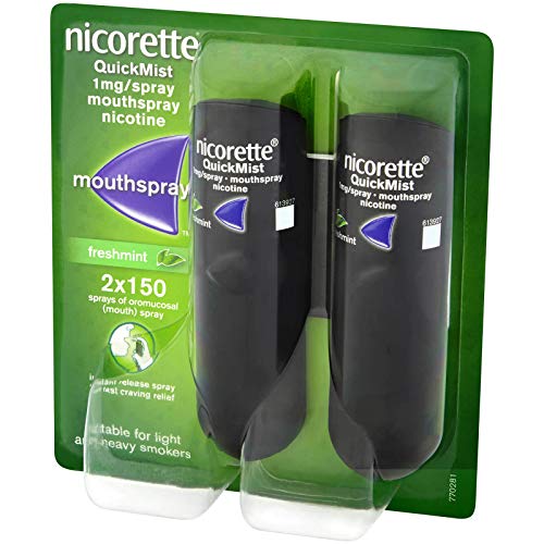 Image of Nicorette QuickMist Duo Freshmint Flavor, 2 X 150 Sprays