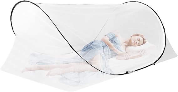Mosquito Net Pop Up Bed 200 x 100 x 70 cm Single Bed Foldable Mosquito Net Travel Mosquito Net Portable Camping Tent Mosquito Tent for Bed Home Outdoor Campin Easy and Quick Installation