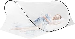 Moskitonetz Pop Up Bett, 200 x 100 x 70cm Einzelbett Faltbares Moskitonetz Reise Mückennetz, Tragbares Campingzelt Moskitozelt für Bett, Zuhause, Outdoor Campin, Einfache und Schnelle Installation
