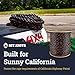 SGT KNOTS California Truck Rope - Twisted Polypropylene Rope for Cargo Straps, Tie-Downs, Gear Bundles, Boating, More (3/8