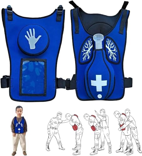 UIGJIOG Formation Aux Premiers Secours en Cas D'étouffement pour Les Enfants Adolescents Gilet Protection Rapide Contre L'étouffement Formation À La Simulation D'obstruction des Voies Respiratoires