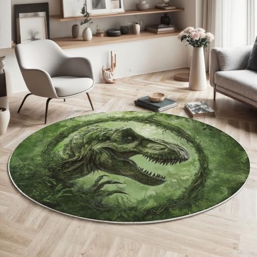 Tapis vert émeraude 200 cm à poils courts doux confortable et lavable - 3