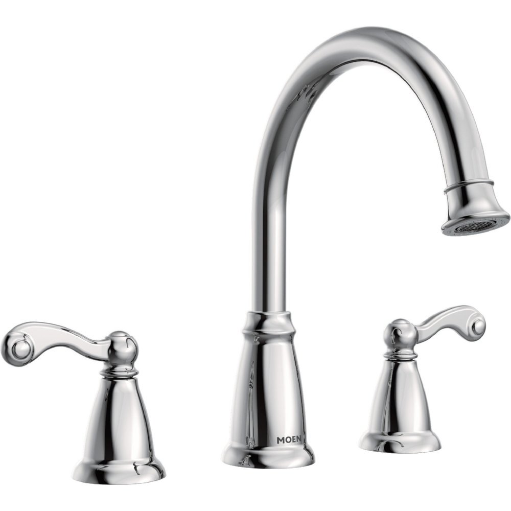 Robinet baignoire romaine chromé anti-corrosion pour une robinetterie durable