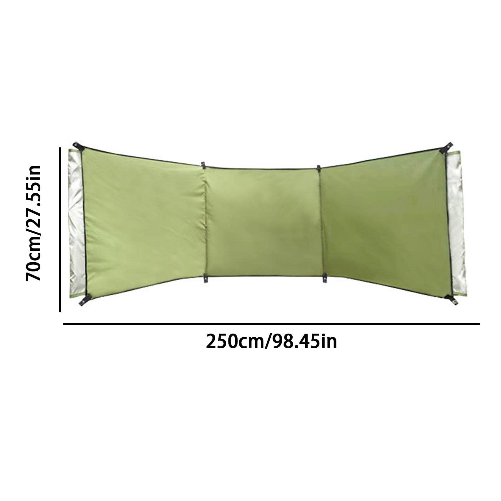 Coupe-vent de plage – Oxford coupe-vent avec sac à cordon de serrage – Pare- vent de camping, pare-brise, pare-brise de camping, pare-brise de poêle