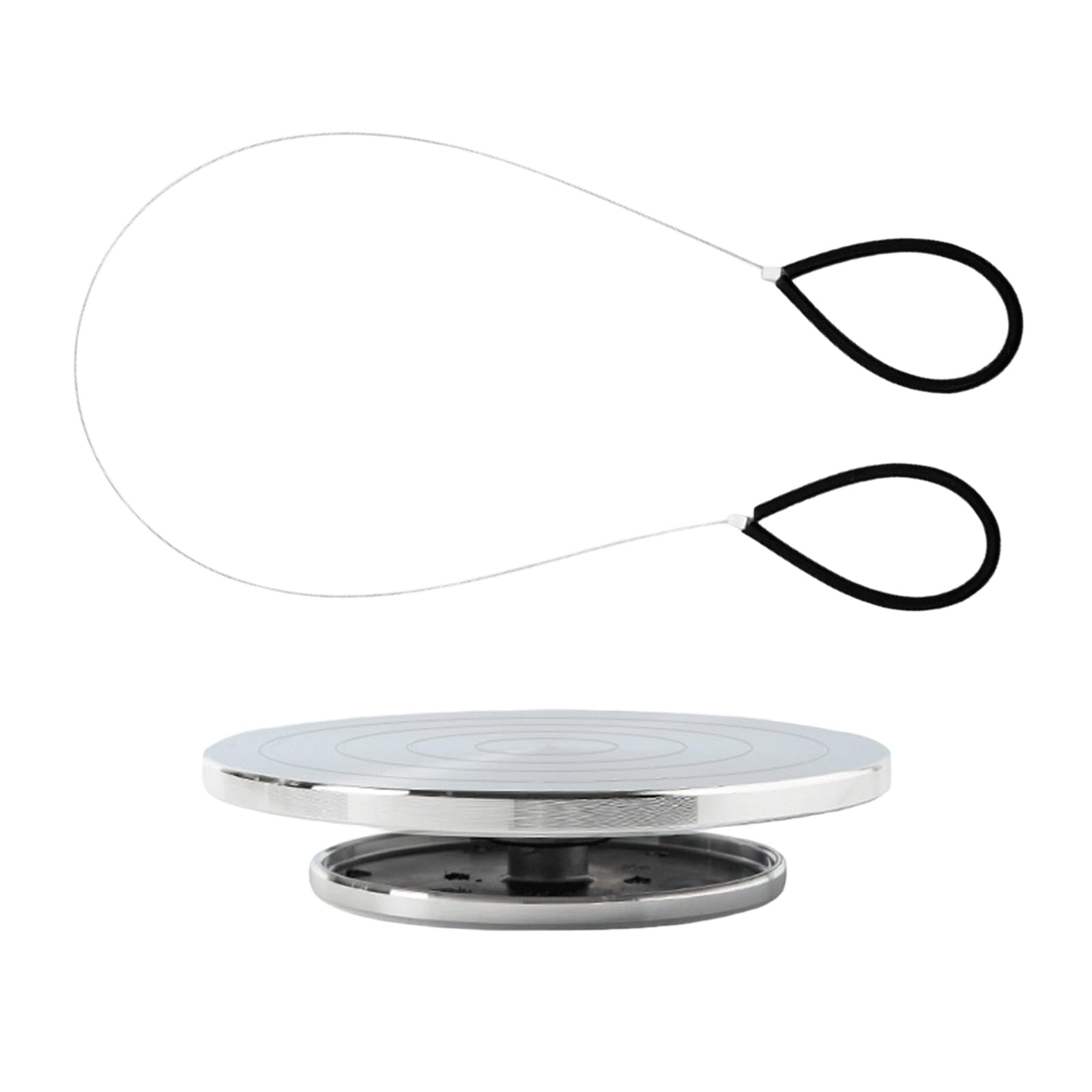 Limtula Multipurpose Aluminum Pottery Wheel Clay Turntable Ceramics Sculpting Wheel for Pottery Clay Sculpturing Cake Decorating Portable Sculpting