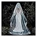 Produktbild Hochzeit Schleier Blumen Die Neuen Zweilagigen Pailletten Können Den 300 cm Langen Schleierhochzeitsknoten-Hochzeitsschleier Mit Koreanischer Spitze Und Langem Schwanz Abdecken