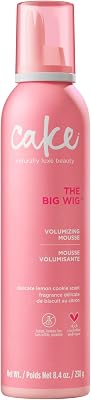 Cake Beauty Volumizing Mousse, The Big Wig - High Volume, Flexible Hold Hair Mousse with 450 F Heat Protection - For All Hair Types - 8.4 oz