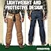 FORESTER Chainsaw Chaps for Men & Women | Apron Style Men's Chain Saw Chaps with Pocket & Adjustable Waist | Chainsaw Safety Equipment | Brown 37