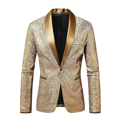 Chaqueta de noche con lentejuelas perfecta para fiesta formal y boda