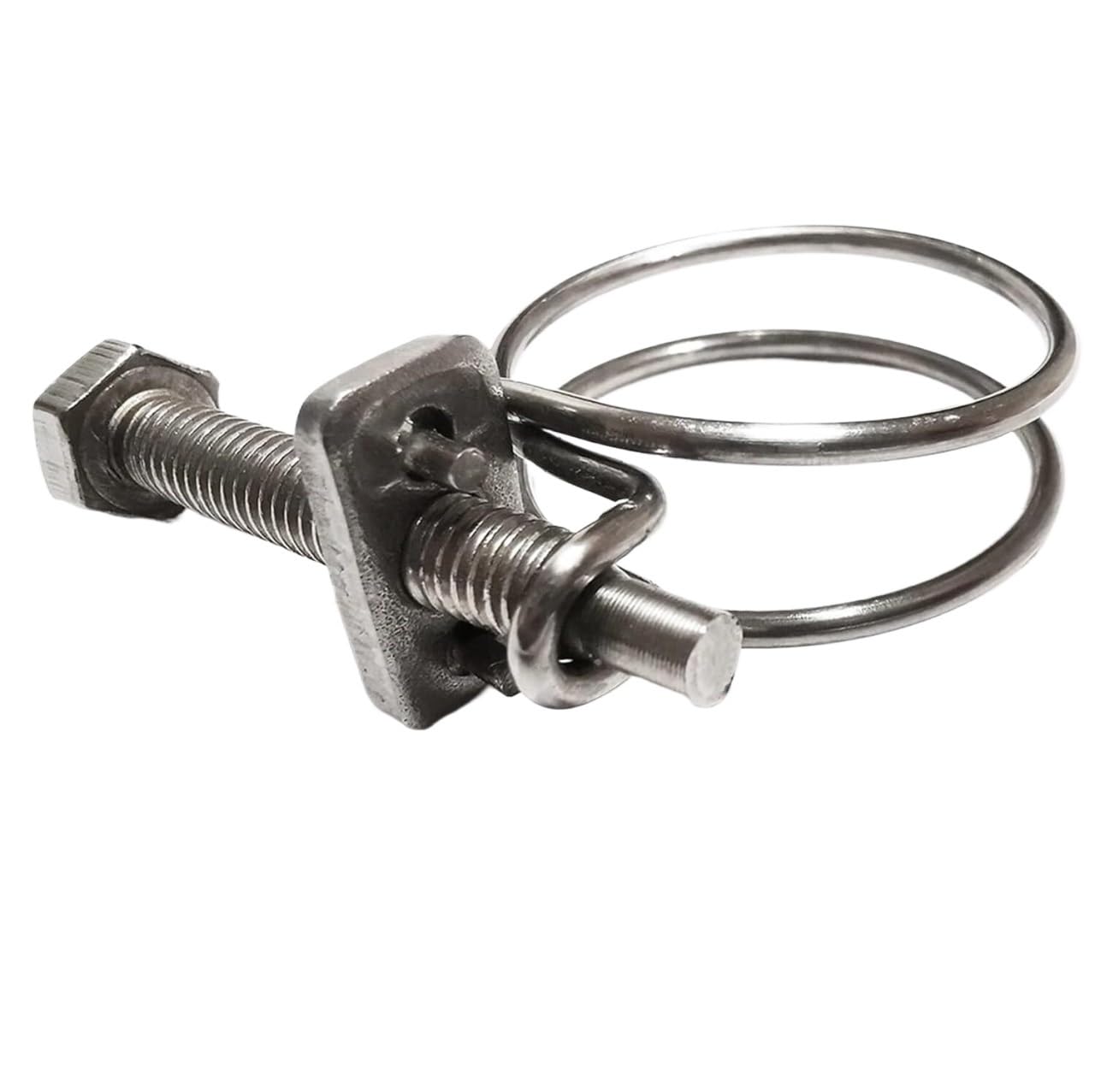 Abrazaderas De Manguera De 2 Cables, 304SS, 105C, Estándar, 9-300 Mm, Agua Y Ventilación, 2-20 Piezas