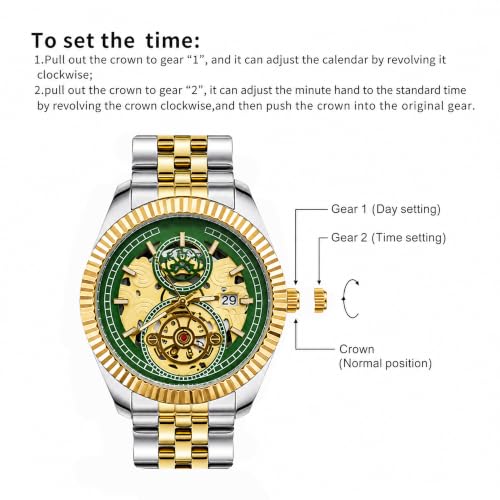 Image of Watch for Man, Analog Wrist Watch with Stainless Steel Strap