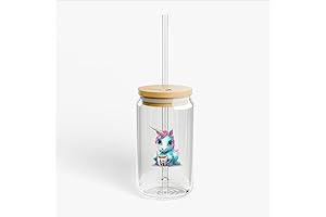 Unicorn Smoker Glass Can: Weed Pipe for Marijuana & Cannabis Enthusiasts