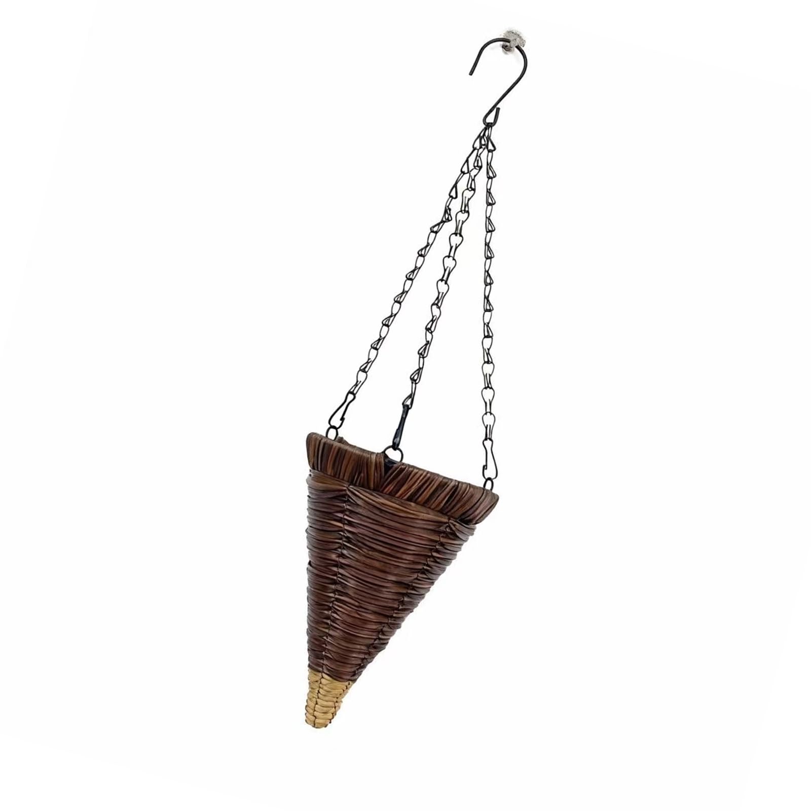 Shurhome Easy Maintenance Hanging Flower Pot for Balcony Gardens Weatherproof Balconies Basket