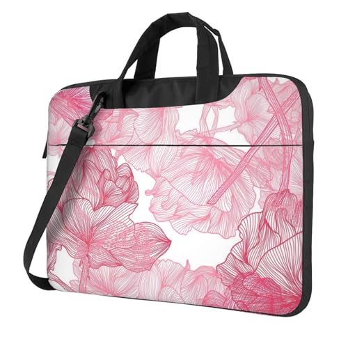 Sacoche PC 13" à fleurs pour aller au bureau ou en cours avec style et légèreté