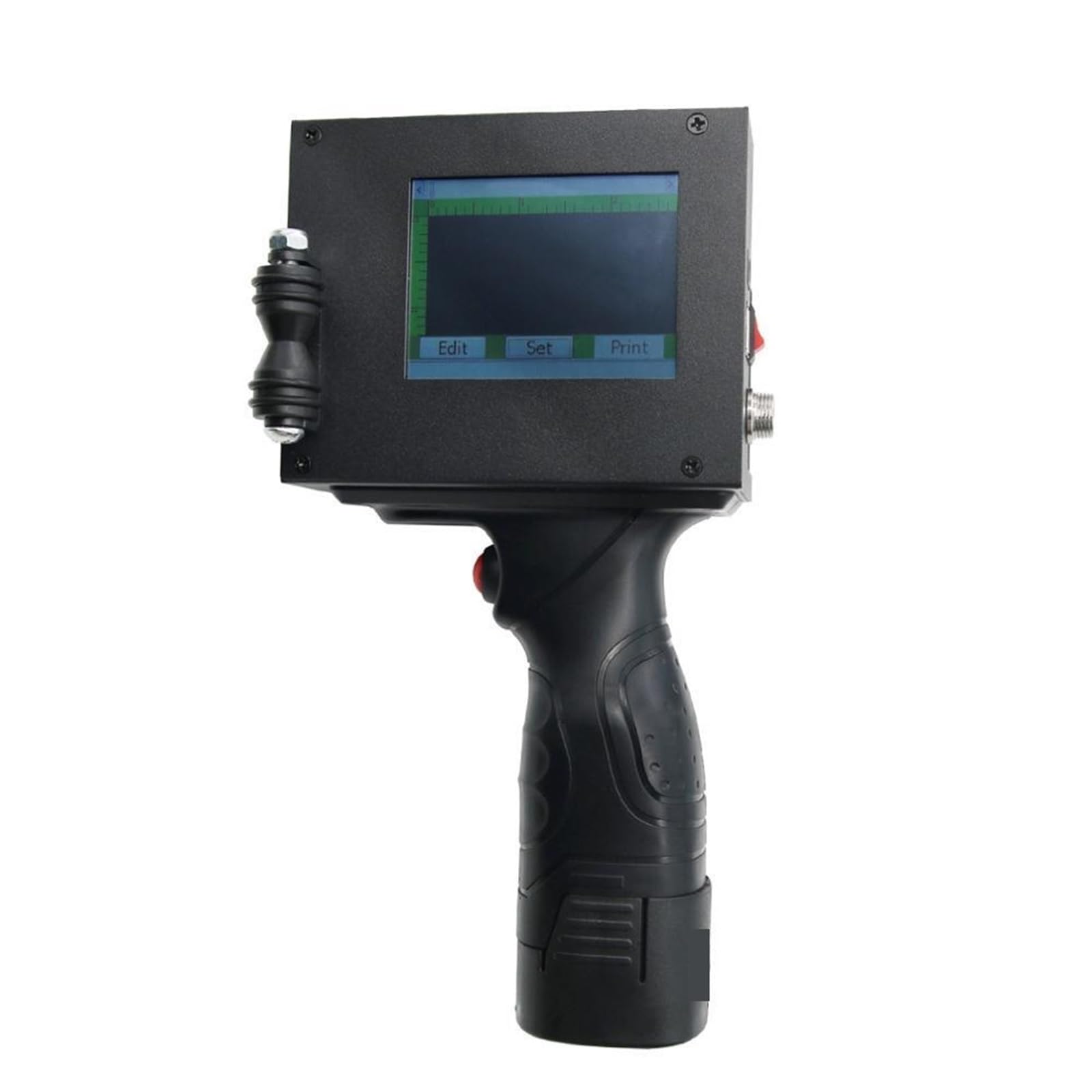 600DPI 2-12.7mm Print Height Date Time Words QR Code Barcode Logo Handheld Inkjet Printer The Weld Is Strong