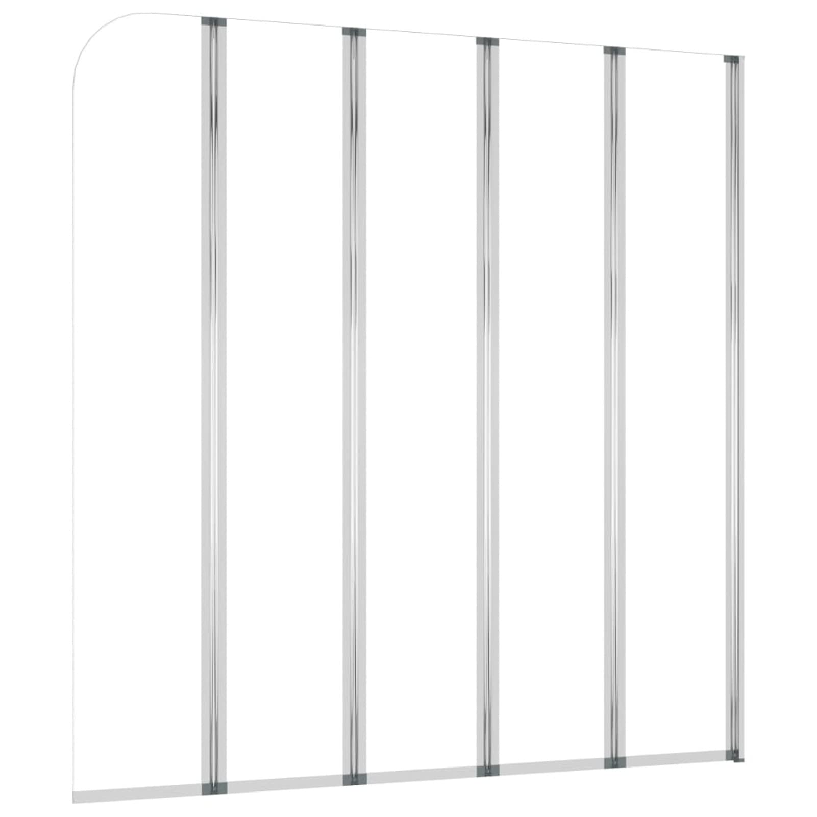 LAPOOH Mampara de Ducha de Vidrio Templado Transparente 120x140 cm, Mampara Bañera, Mampara Baño Ducha, Cabina De Ducha, Mampara Baño