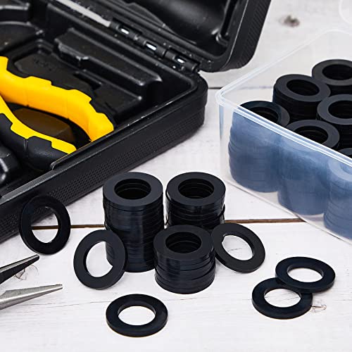 Pangda 200 Pack Thick Rubber Washers 1 1/4" OD x 3/4" ID x 1/8" Thickness Rubber Bushing Black Flat EPDM Spacer for Metal Water Hose Bolts Gaskets Mounting Machinery Industry Robotics Drones by Pangda - Used condition - Image 7