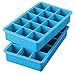 Tovolo Perfect Cube Ice Trays, Ice Blue - Set of 2