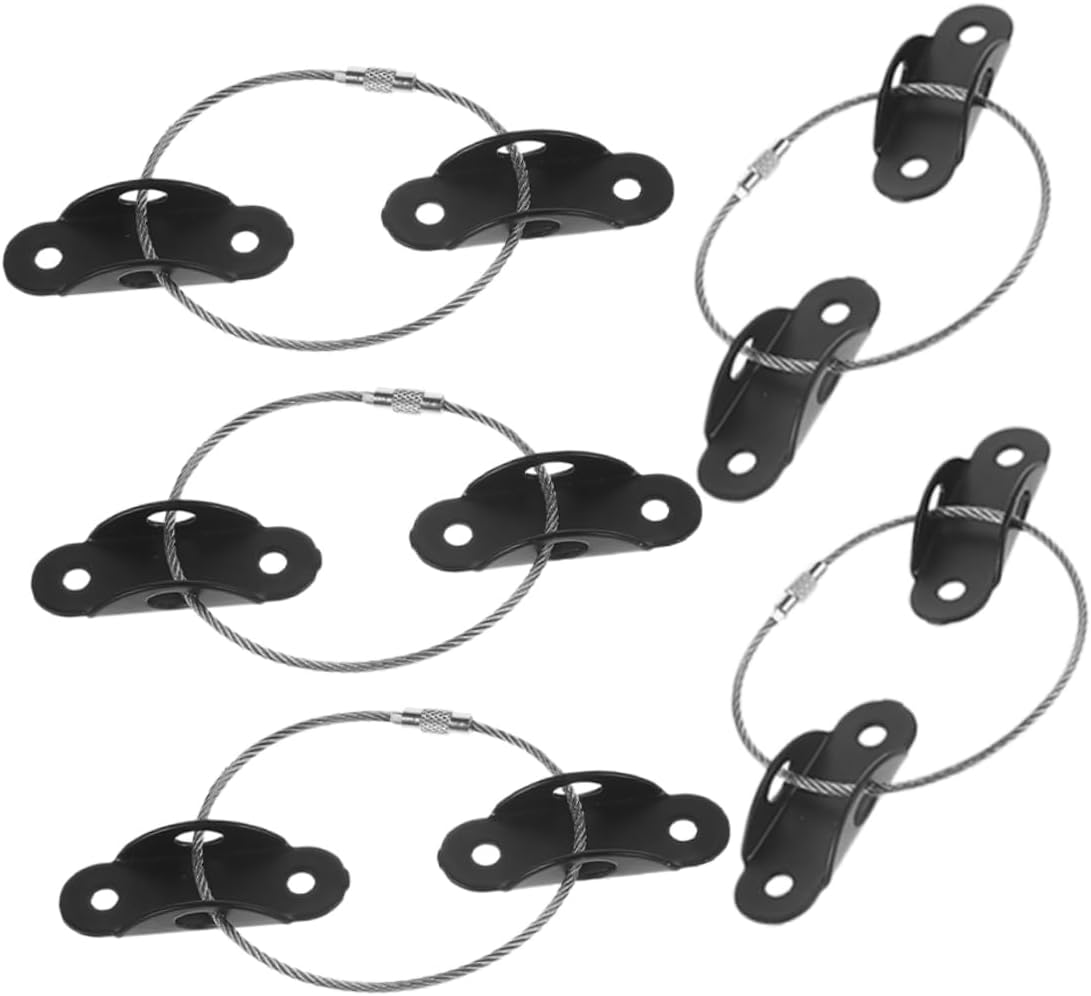 5sets Furniture Wall Anchors Kit -tip Furniture Straps for Proofing Cabinet Anchors for Bookcases Wardrobes and Tv Stands Easy Installation Hardware Wide Straps