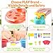 PLAY Clay Dough Set with Ice Cream Maker Machine/Noodle Maker/Banana Split Ice Cream Mold Kitchen Creations Arts Crafts Play Food Toys Tools Kit for Boys Girls Kids Toddlers Ages 3+