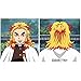 SUNXXCOS High Temperature Fiber Men and women For male Party Halloween Kimetsu no Yaiba short cosplay wigs synthetic (Rengoku Kyoujurou)
