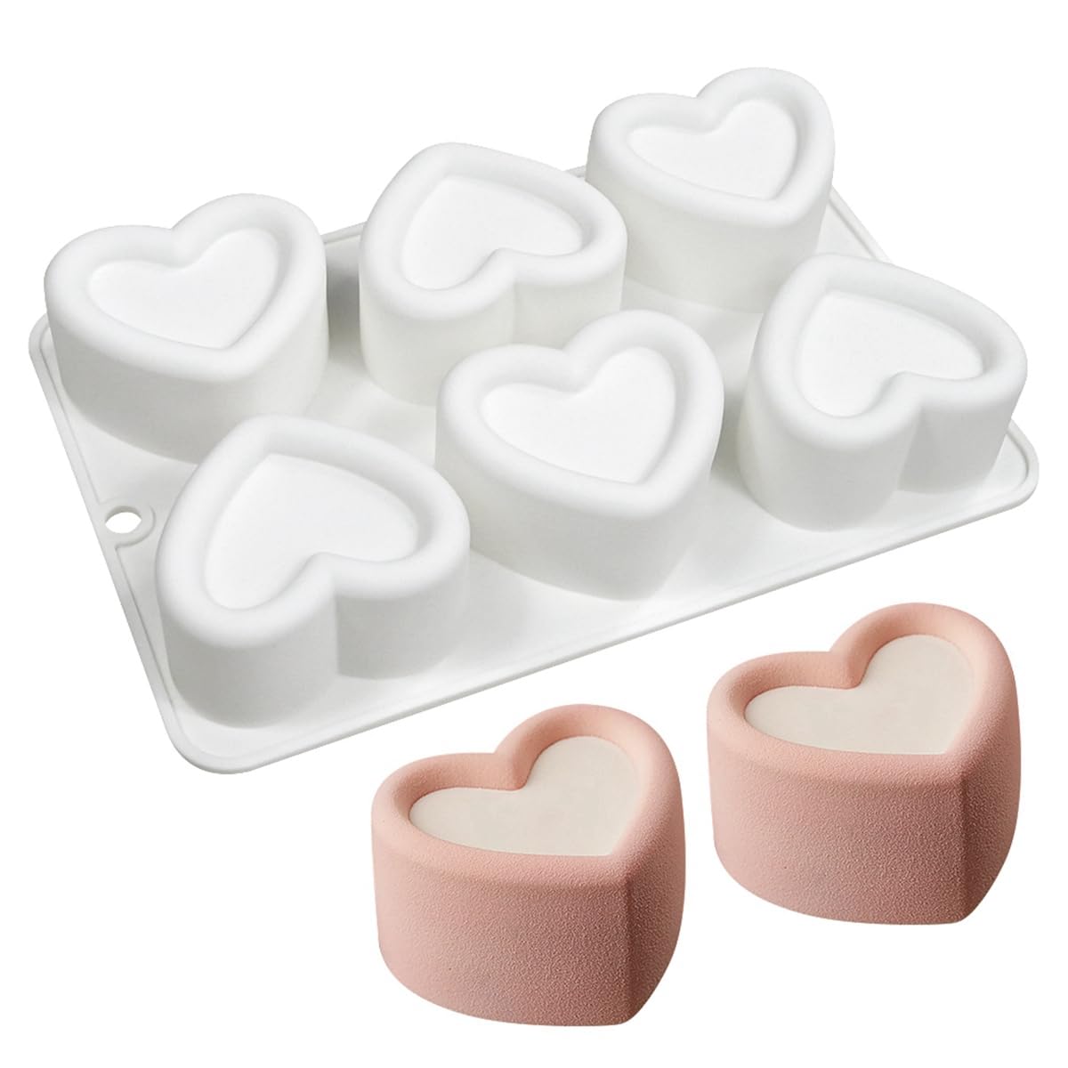 Heart Mousse Cake Mold - Valentine's Day Baking -6