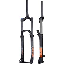 27.5 29 Mountain Bike Suspension Fork Travel 160mm XC/AM MTB Air Fork Rebound Adjust 1-1/2 Tapered Fork Thru Axle 15 * 110mm Boost with LockBlack,29inch
