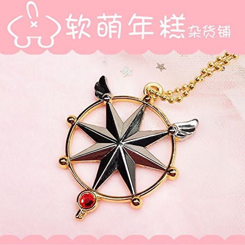 TKHNE Rice cakes grocery Cardcaptor Sakura Cardcaptor Sakura fan card transparent Dream sweater necklace pendant key chain