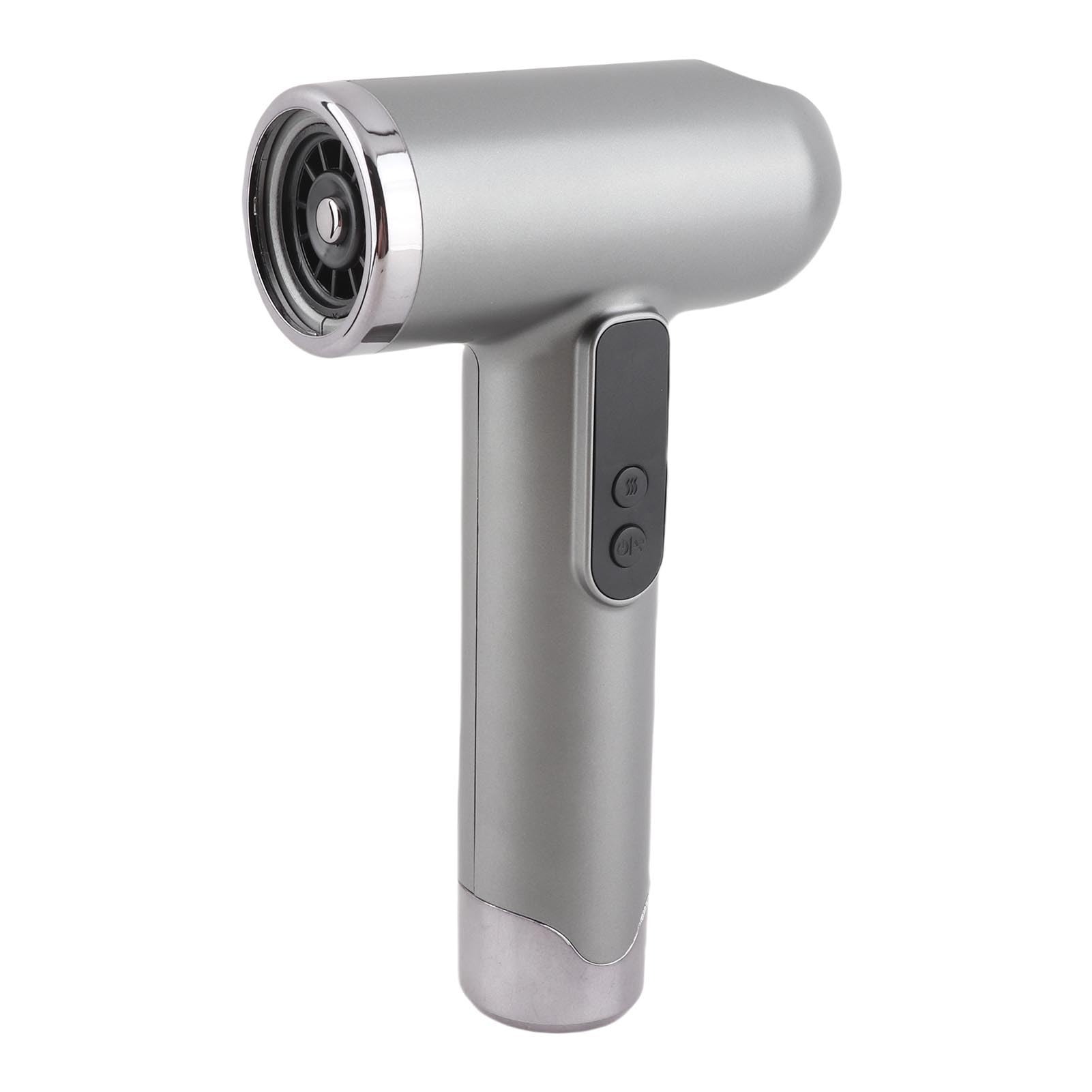 Kabelloser Haartrockner, Bürstenloser Motor mit 100.000 U/min, Schnelles Trocknen Unter 45 DB, 3 Geschwindigkeitsstufen, Magnetischer Düsenaufsatz, 6 X 2500 MAh, 8 Stunden (Grau)