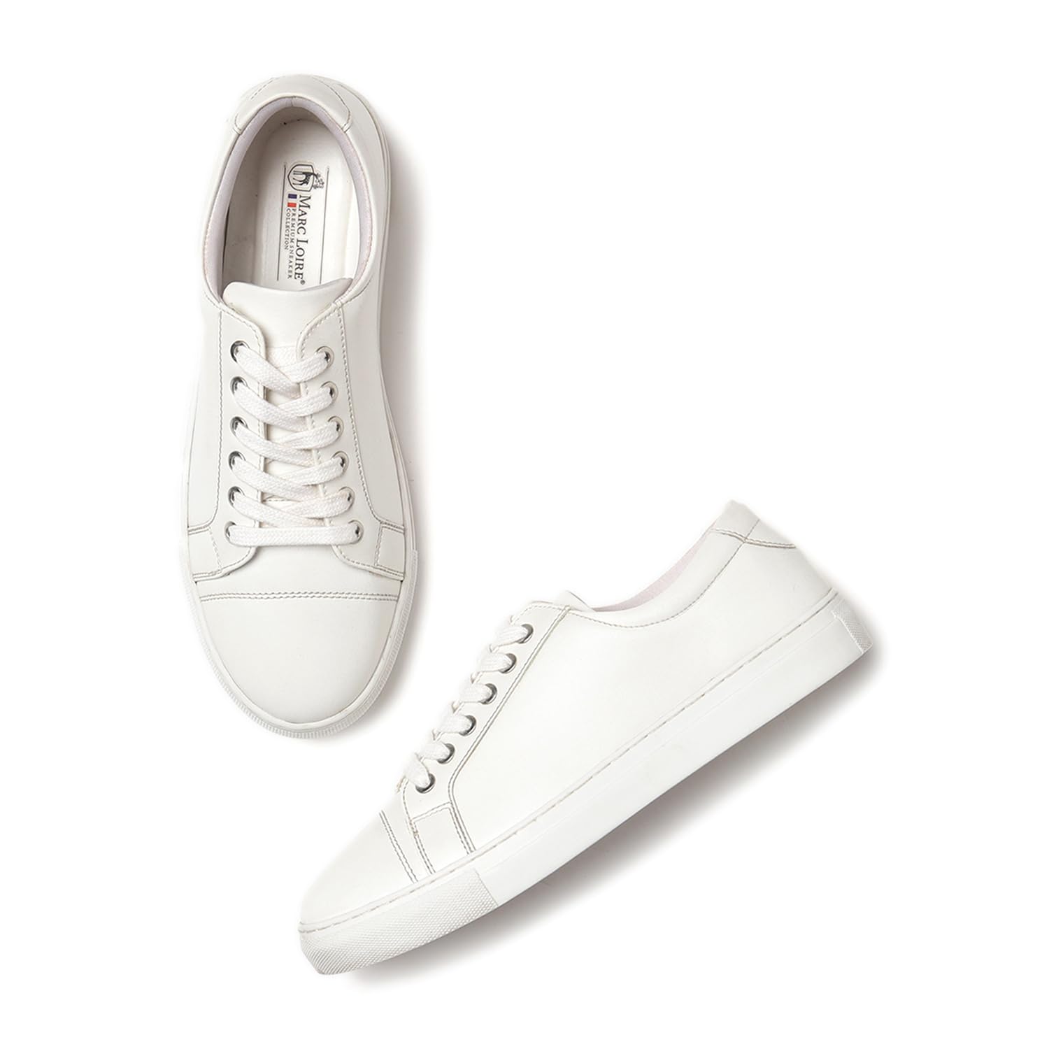 Marc Loire Women Lace Up Casual Sneaker Shoes for Walking & Daily Use (White, 5) (B0D4ZBT6FY) Amazon Price History, Amazon Price Tracker