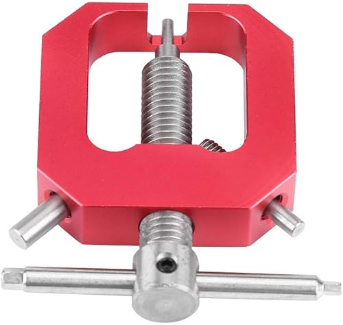 Miniatura 6 de Extractor de engranajes de motor, herramienta de extracción de engranajes de piñón de acero, accesorio de pieza RC para vehículos RC (rojo) Montaje