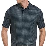 Callaway Men's Swing Tech Mini Print Short Sleeve Golf Polo Shirt (Available in Big & Tall)
