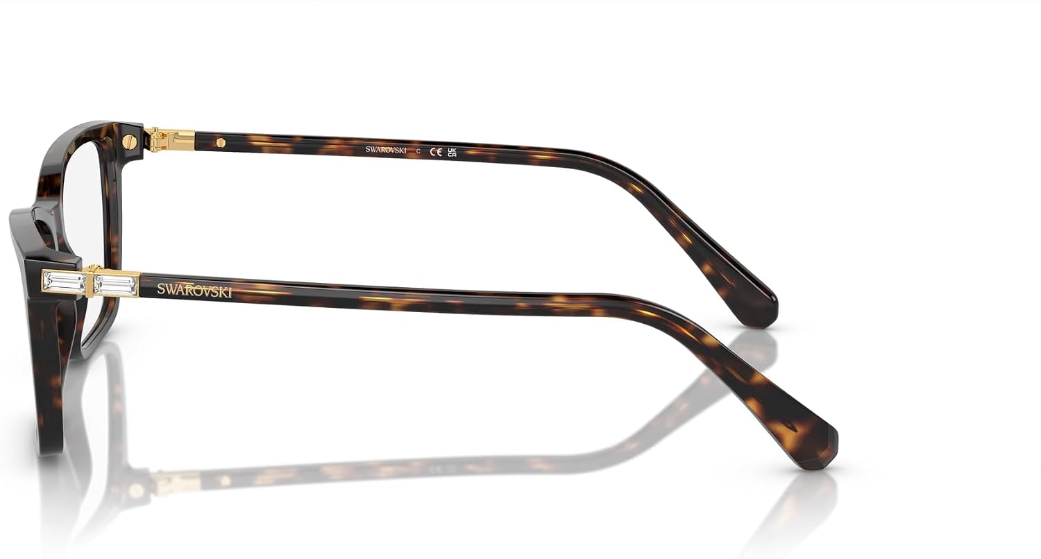 Swarovski womens Sk2015 Rectangular Prescription Eyewear Frames
