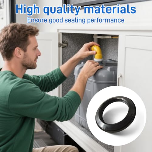 Ztolbriy 1 Stück für Thetford WC Lippendichtung Ersatzteil – Kompatibel mit C200/C250/C400/C500/C2/C3/C4 Kassettentoiletten Hochwertige Silikondichtung für Fäkalientank|Dauerhafte&Wasserdichte Lösung
