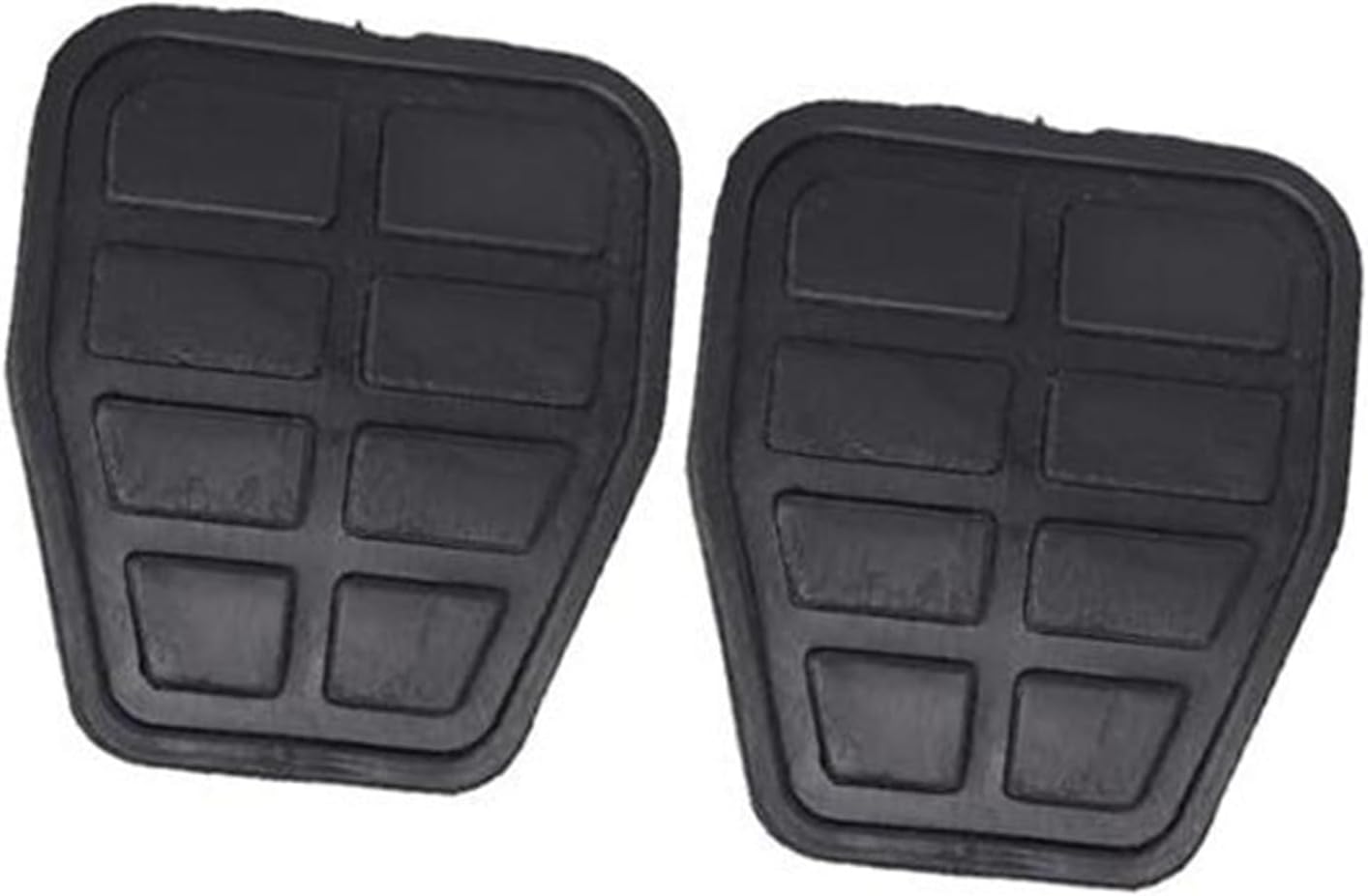 Pedal Pad, for Tourneo, for Transit MK6 2006 2005 2004 2003 2002 2001 2000 Car Rubber Brake Clutch Foot Pedal Pad Covers 321721173 7213141 Car Pedal Cover Set(Black 2piece)(Black 2piece)