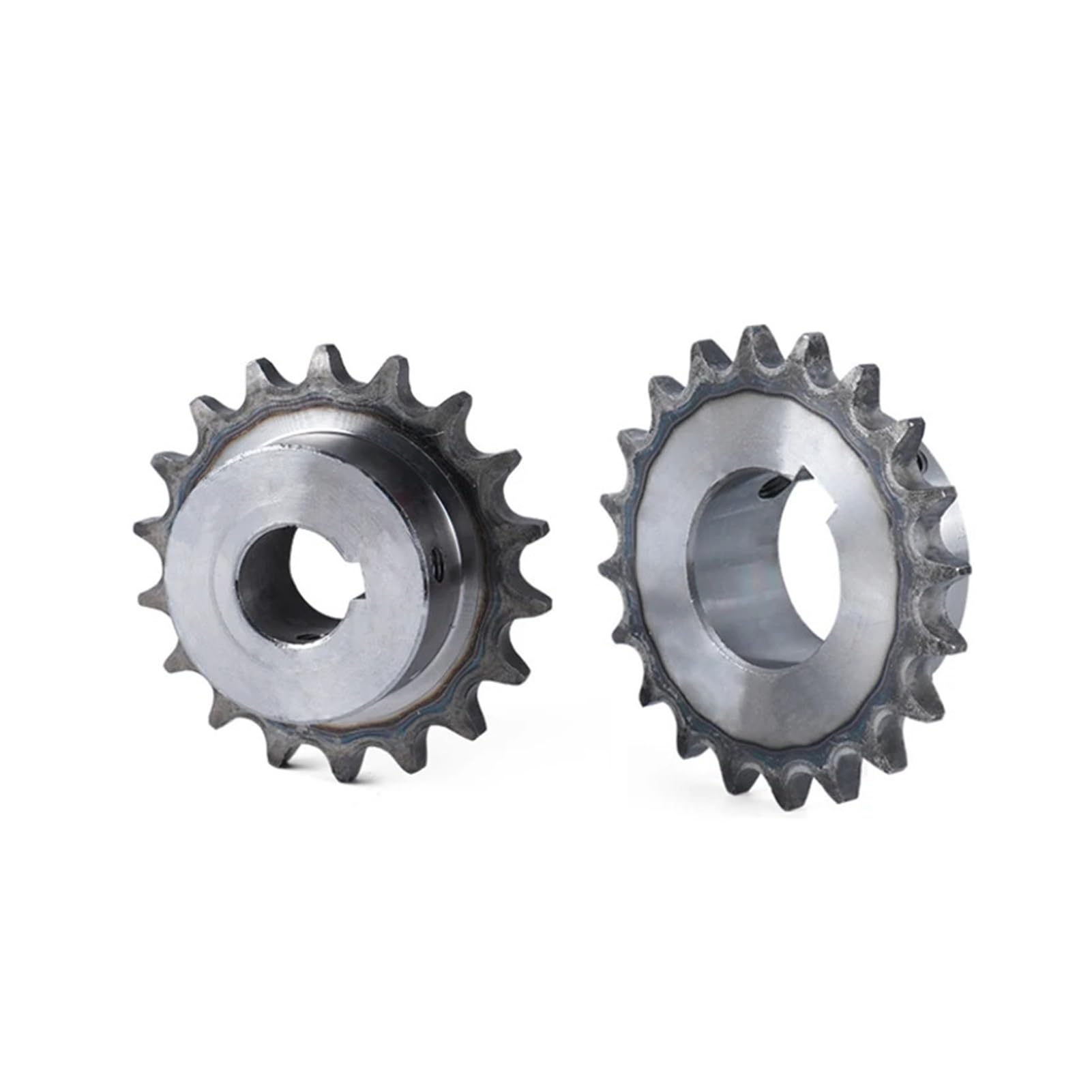 1 pignon d'entraînement industriel 08B, engrenage for chaîne en acier 45#, 14, 15, 16, 17, 18 dents, alésage 10-40 mm(20mm (keyway 6mm),18 Teeth)