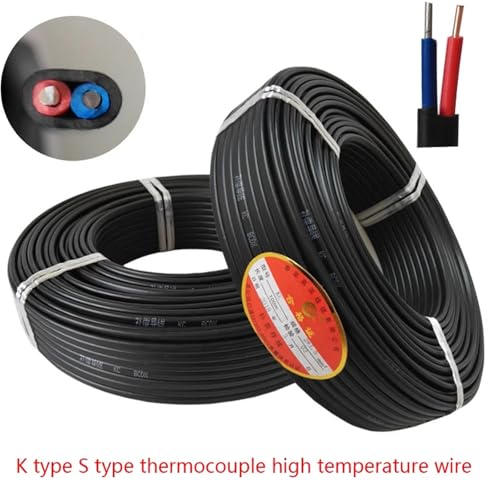 Cable de compensación KC2X1 de 1 unidad para extensión de termopares 6