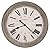 Howard Miller Paris Wall Clock II 549-457 – 30.75” Oversized Worn Aged Brown Home Decor with Quartz Movement