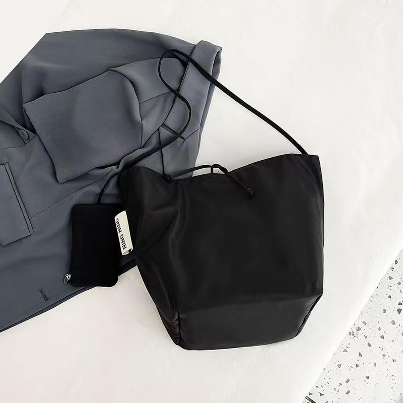 Bolso tote hobo de nylon para mujer miniatura 6