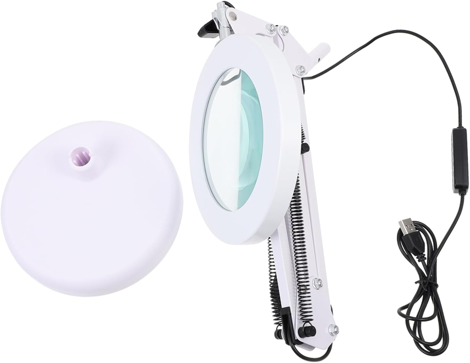 Led Magnifying Lamp Touch Control Eye Protection Study Reading Nail Art Tattooing Portable Table Lamp