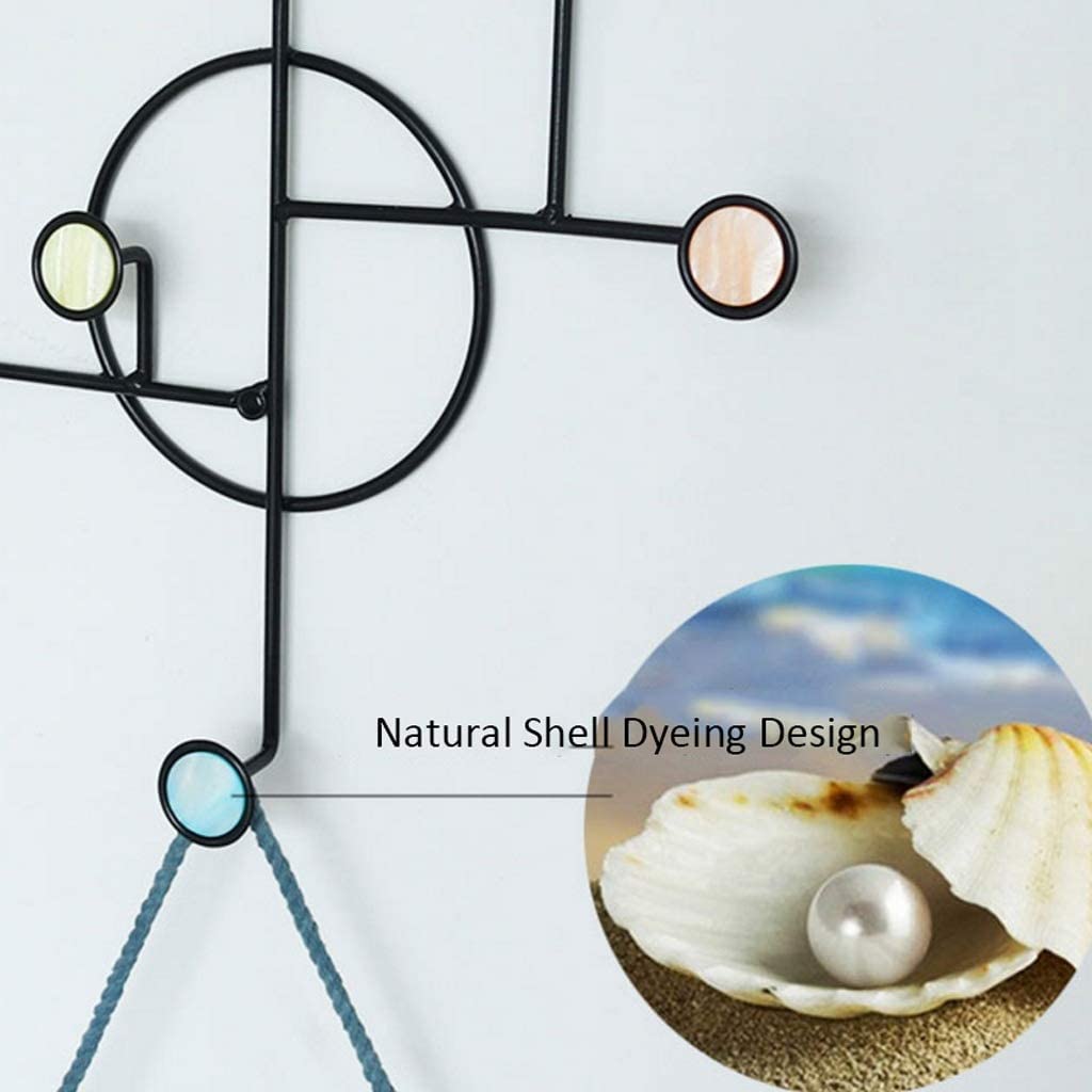 Percheros De Pared Ganchos Perchero De Hierro, Perchero De Moda, Colgador De Pared Para Vestíbulo Creativo, Colgador Práctico, Perchero Para Ropa, Perchero, Soporte Gancho Colgador ( Size : 10 hooks )