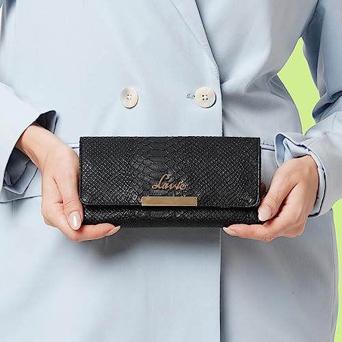 Image of Lavie Women's Croco Trifiano Trifold Wallet | Ladies Purse Handbag