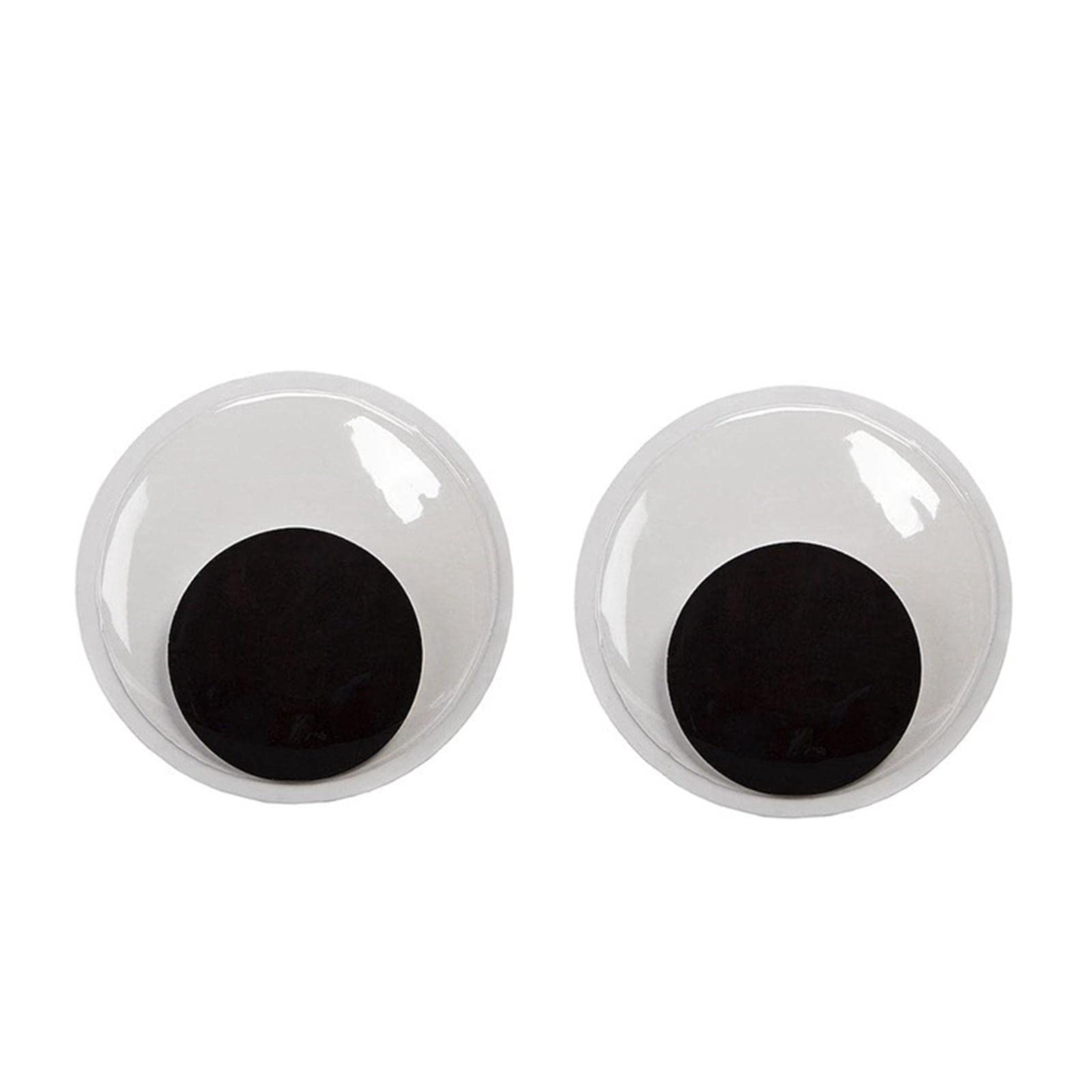 Gralara Wiggle Eyes Set Bewegliche Plastikaugen Selbstklebende Bastelaugen Großer Puppenaugen Simulation Tieraugen für DIY Scrapbooking für Dekoration, 1000 Stück 20 mm