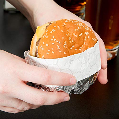 MM Foodservice Insulated Foil Sandwich Wrap Sheets, Insulated Cushion Foil Wrap, Honeycomb Insulated Wrap, 10 3/4 Inch x 14 Inch Sheets (Pack of 250)