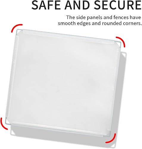 Miniatura 4 de GARVIN Juego de accesorios de mini hockey y fútbol de 24 paneles, panel lateral de hockey sobre rodilla de media pista, panel lateral de juego para