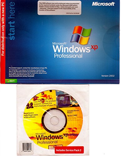 Microsoft Windows XP Professional SP2B for System Builders - 1 Pack [Old Version]