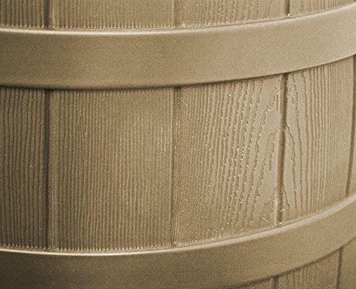 Rain Wizard 50 Gallon Rain Barrel - Khaki - Thumbnail 6